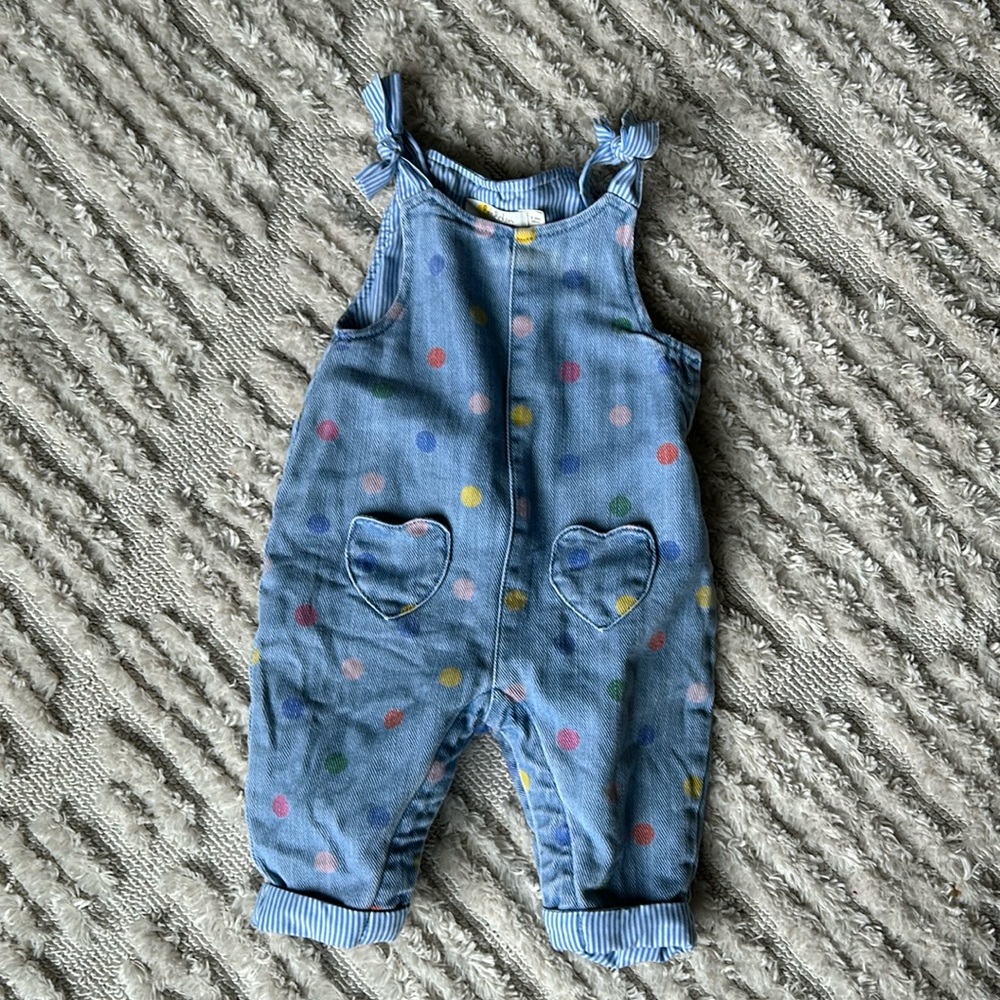 MINI BODEN baby girl overalls